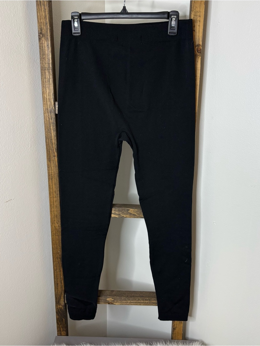 90 Degree By Reflex Black Waist Leggings Size M